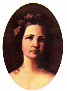 Portrait of Mary Todd Lincoln.