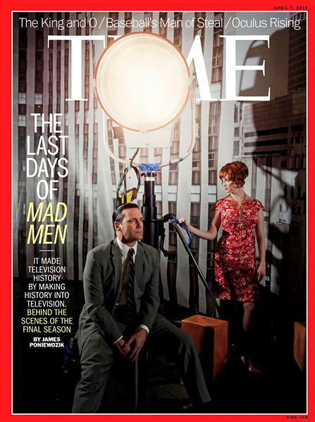 Cover of Time Magazine featuring Mad Men