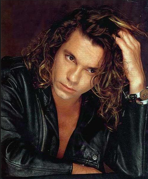 Michael Hutchence of INXS and his glorious hair.
